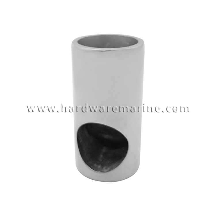 316 Stainless Steel Through Hole Marine Handrail Stanchion