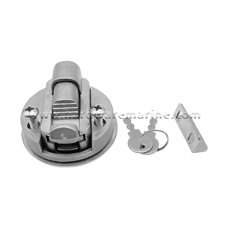 316 Stainless Steel Locking Style Marine Slam Pull Latch With Key