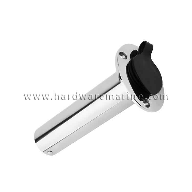 316 Stainless Steel Heavy Flush Mount Rod Holder With Cap