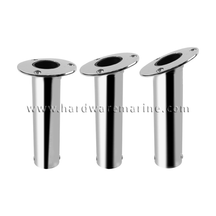 316 Stainless Steel Heavy Flush Mount Rod Holder