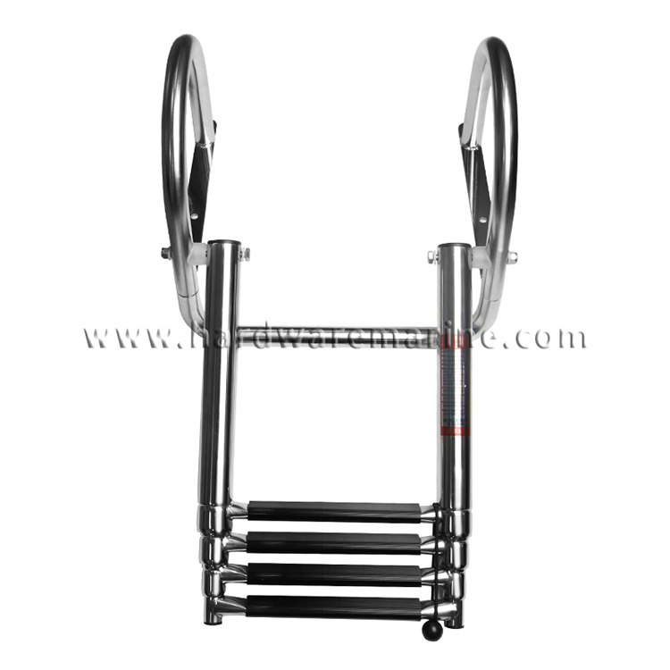 Stainless Steel Pontoon Folding Telescoping Ladder