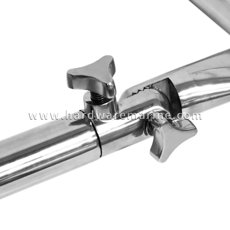 Stainless Steel Marine 3 Way Adjustable Fishing Rod Holder