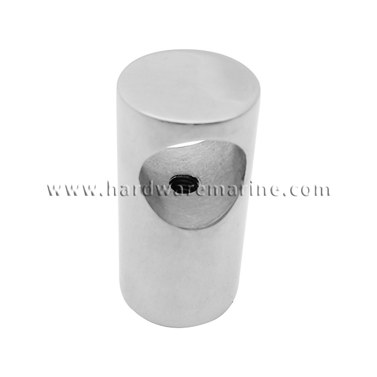 316 Stainless Steel Through Hole Marine Handrail Stanchion