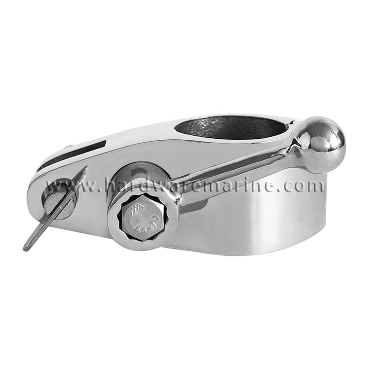 Stainless Steel 316 Bimini Top Hinge Rail Mount Boat Pin and Cam
