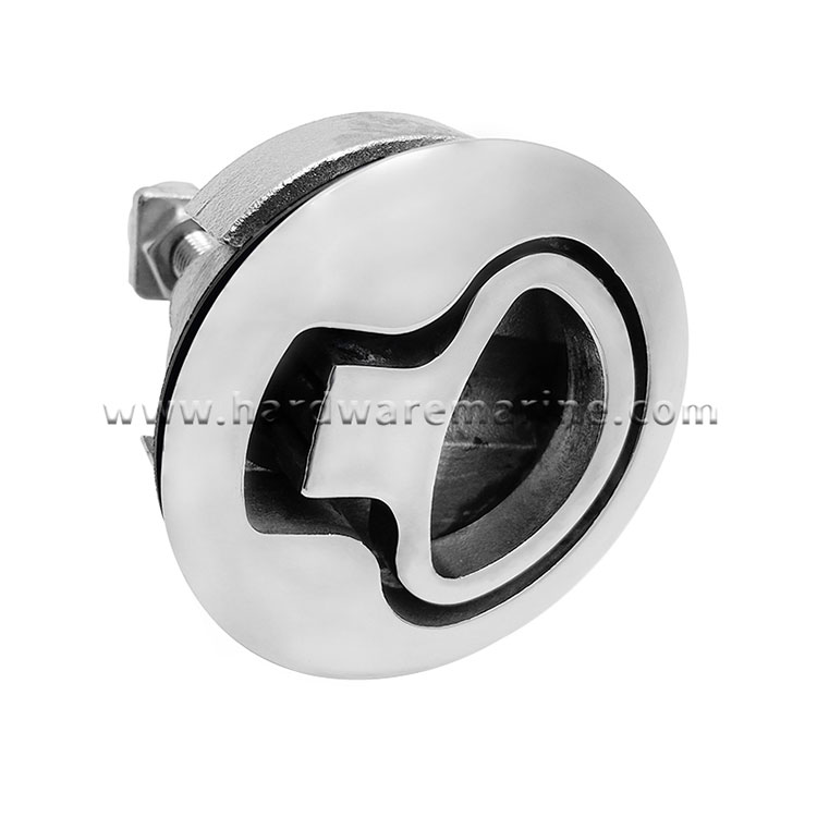 316 Stainless Steel Locking Style Marine Slam Pull Latch With Key