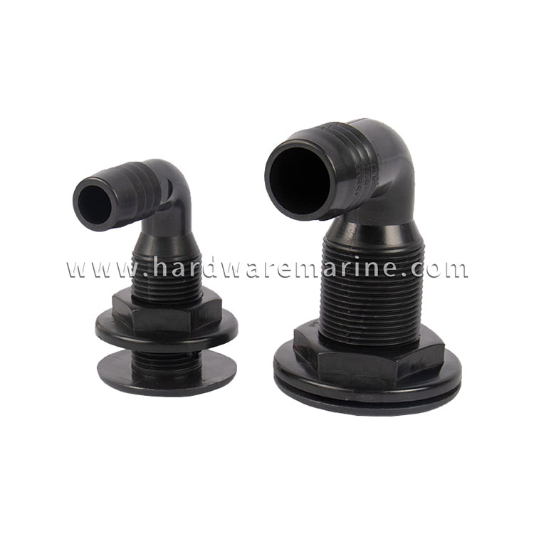 ABS Plastic Marine 90° Thru-Hull Fitting