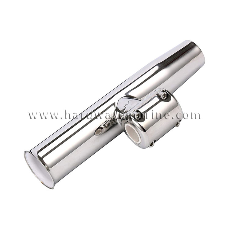 316 Stainless Steel Rod Holder Adjustable Stainless Clamp On Fishing Rod Holder
