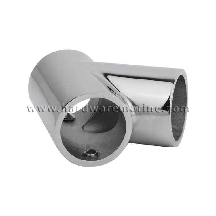 316 Stainless Steel 60 Degree Marine Handrail Fitting Left-Right