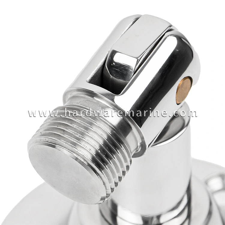 316 Stainless Steel Adjustable Boat Antenna Base
