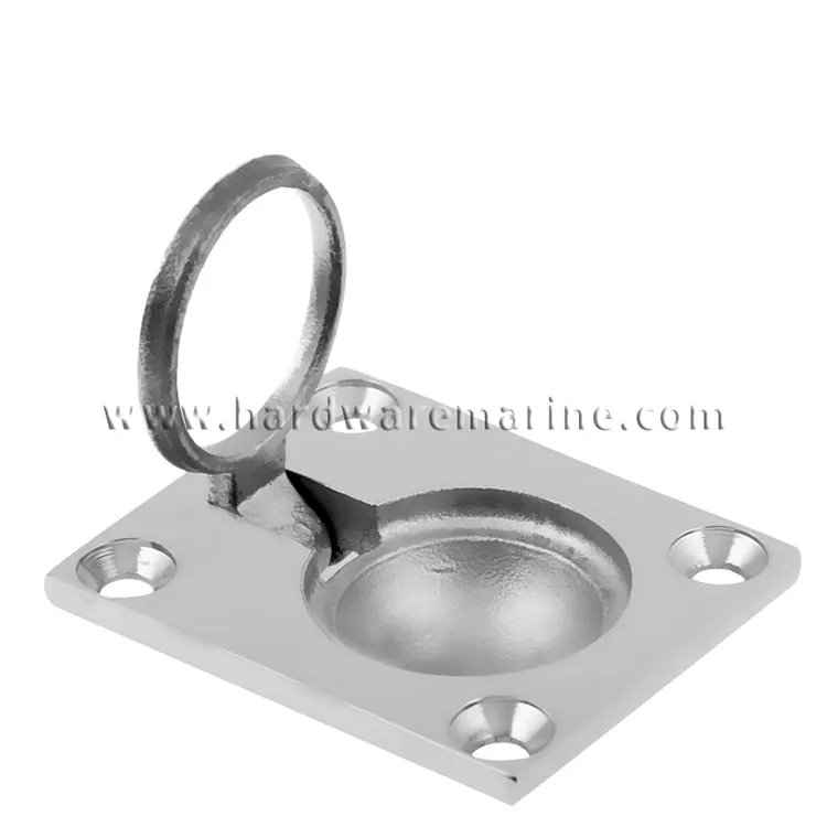 316 Stainless Steel Square Flush Lift Ring 48*38MM