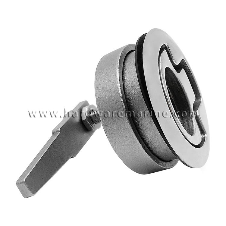 Marine Grade 316 Stainless Steel Floor Buckle Hatch Latch Flush Turning Lift Handle