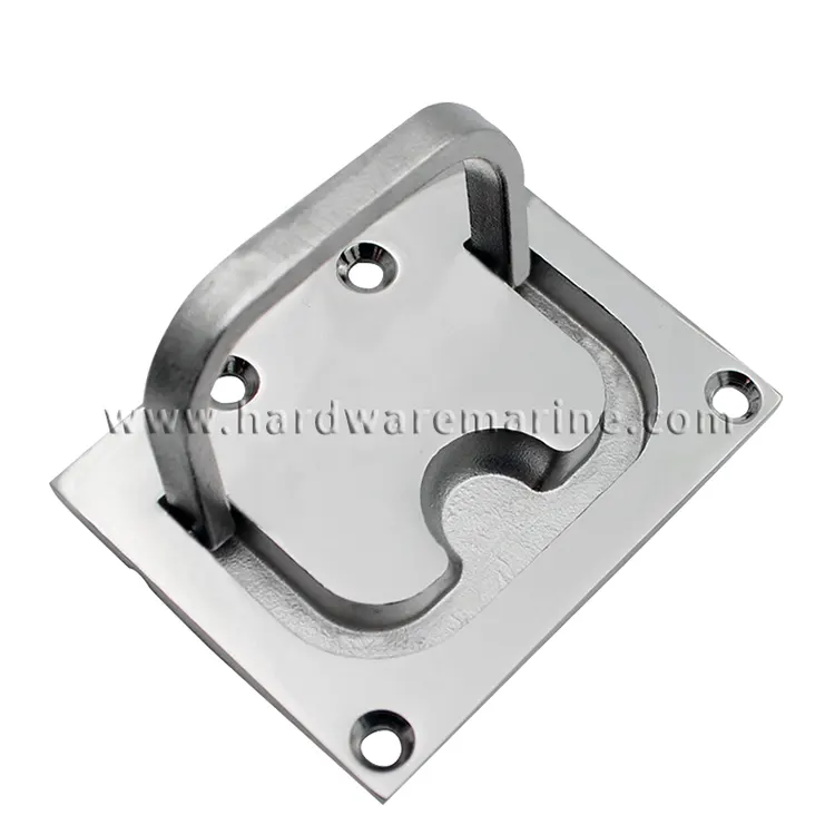 316 Stainless Steel Square Flush Lift Ring 76*58MM