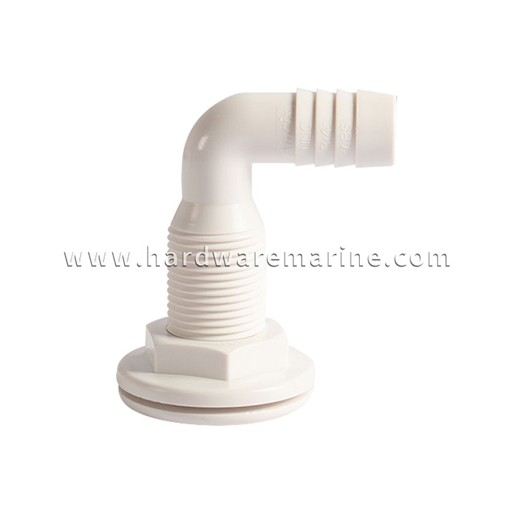 ABS Plastic Marine 90° Thru-Hull Fitting