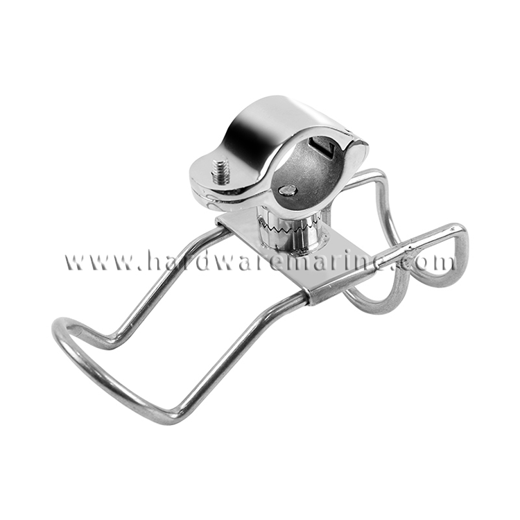 Stainless Steel Clamp on Rod Holder