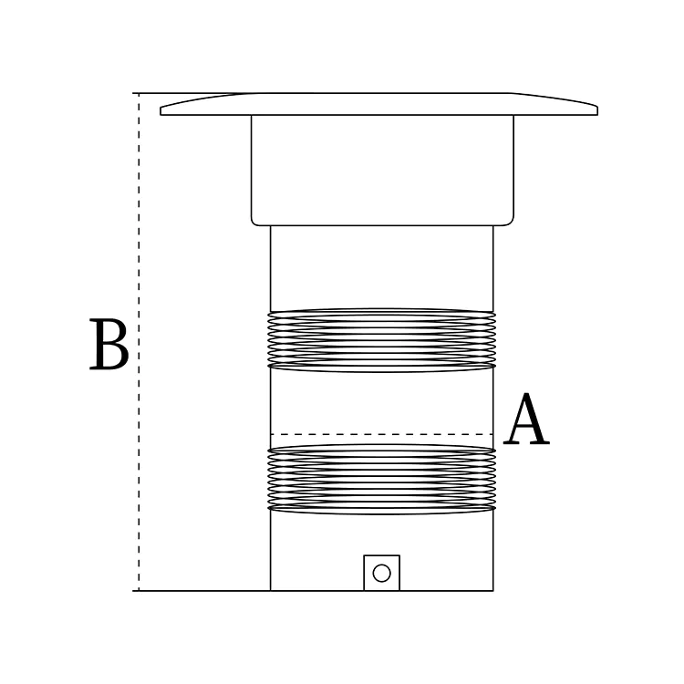 ABS Plastic Marine Thru Hull Fitting