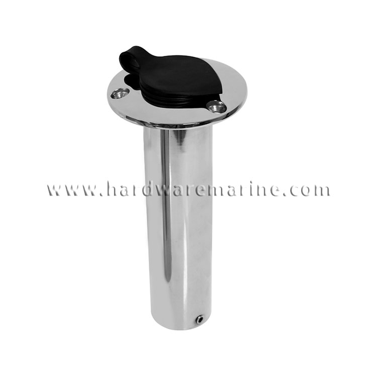 316 Stainless Steel Heavy Flush Mount Rod Holder With Cap
