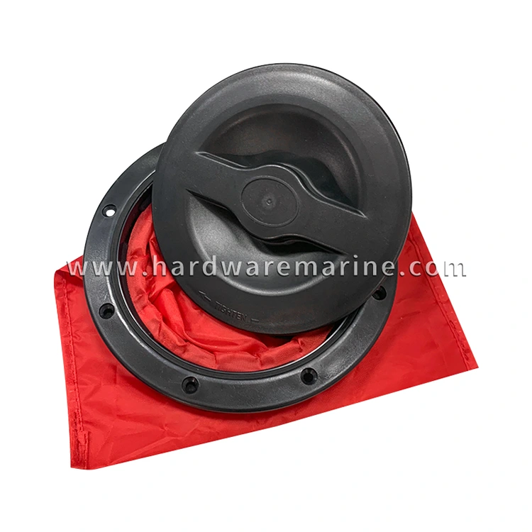 ABS Plastic Marine Deck Plate Hatch Cover With Storage Bag
