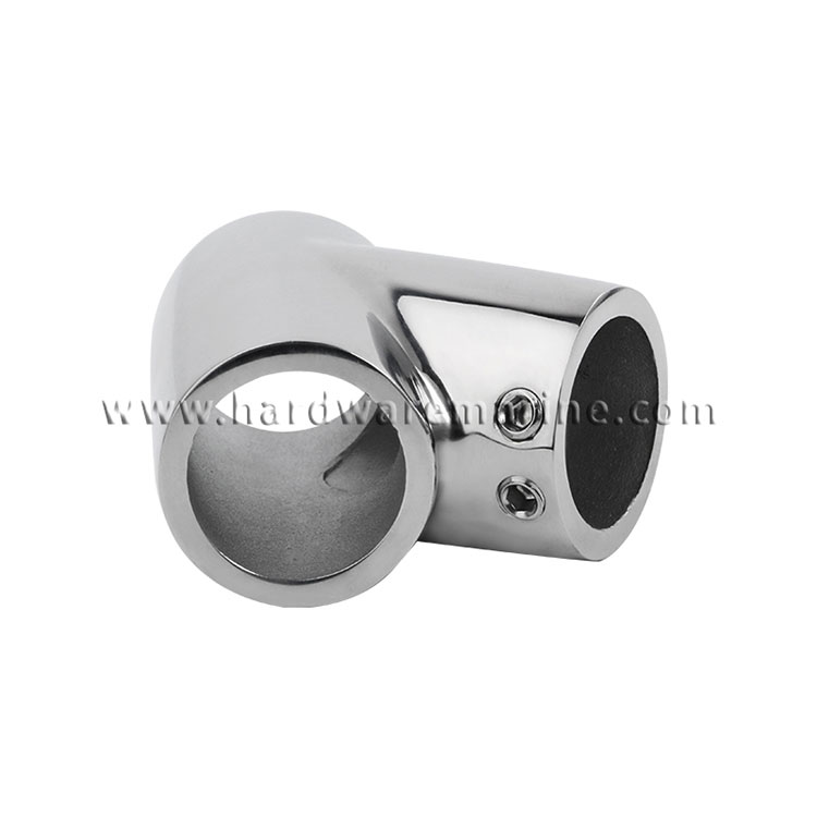 316 Stainless Steel 60 Degree Marine Handrail Tee