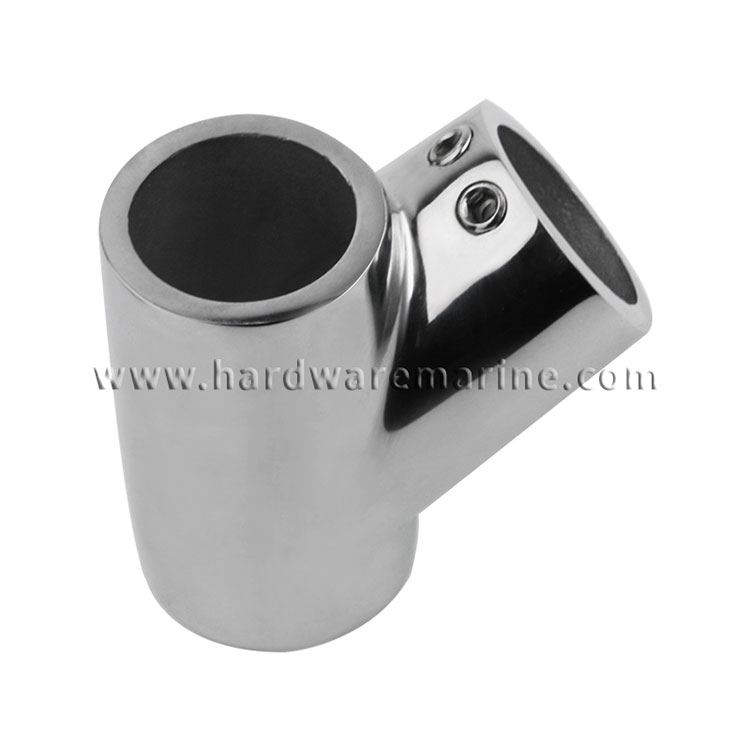 316 Stainless Steel 60 Degree Marine Handrail Tee