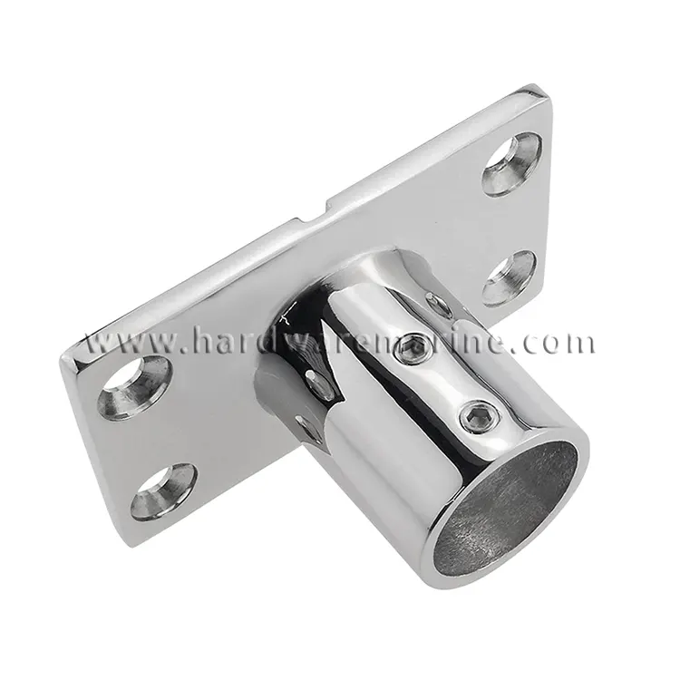 316 Stainless Steel Handrail Rectangular Base
