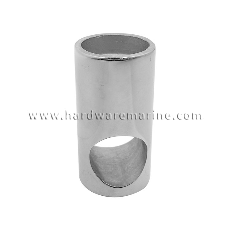 316 Stainless Steel Through Hole Marine Handrail Stanchion